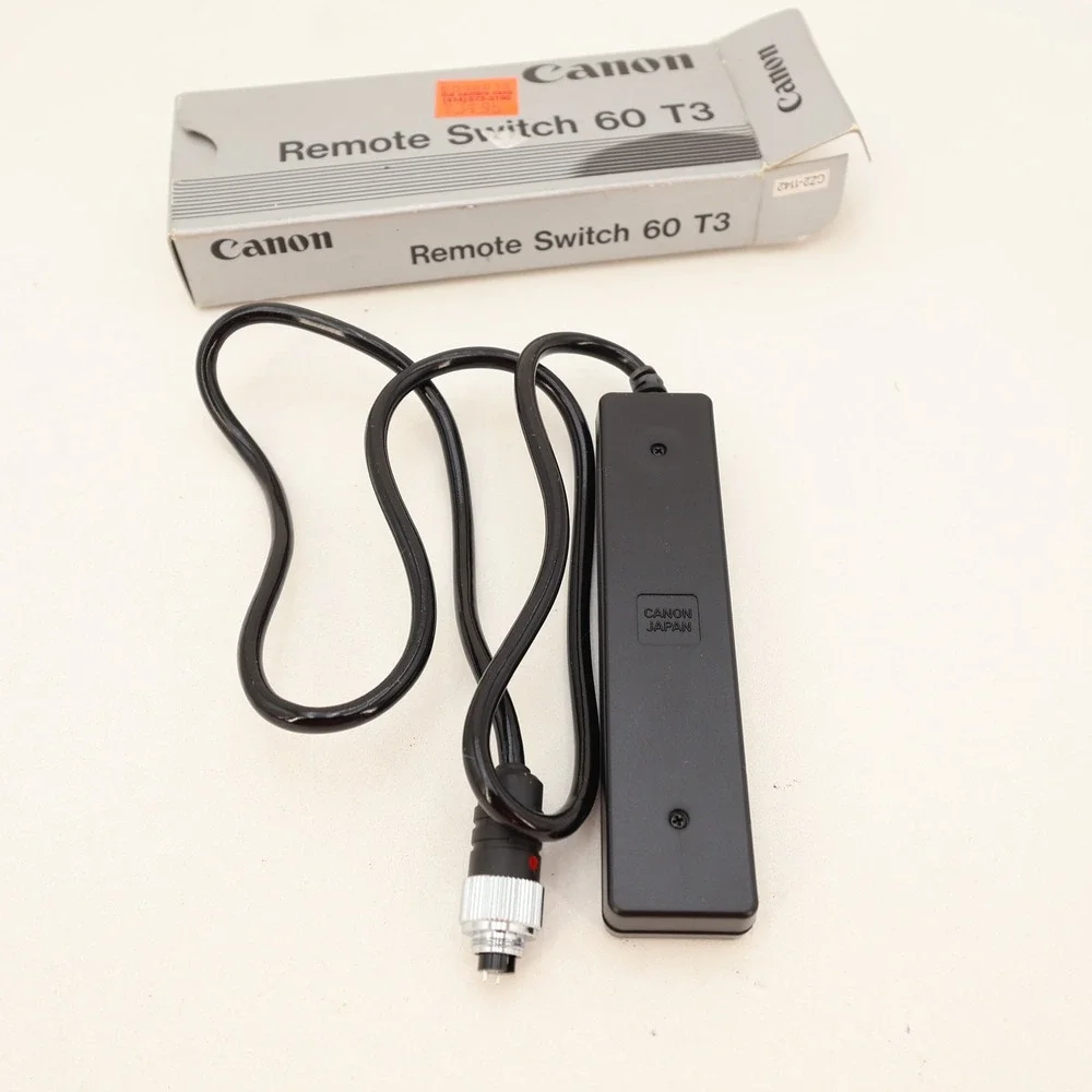 Canon Remote Switch 60 T3 Shutter Release for Vintage SLR Cameras Made in Japan